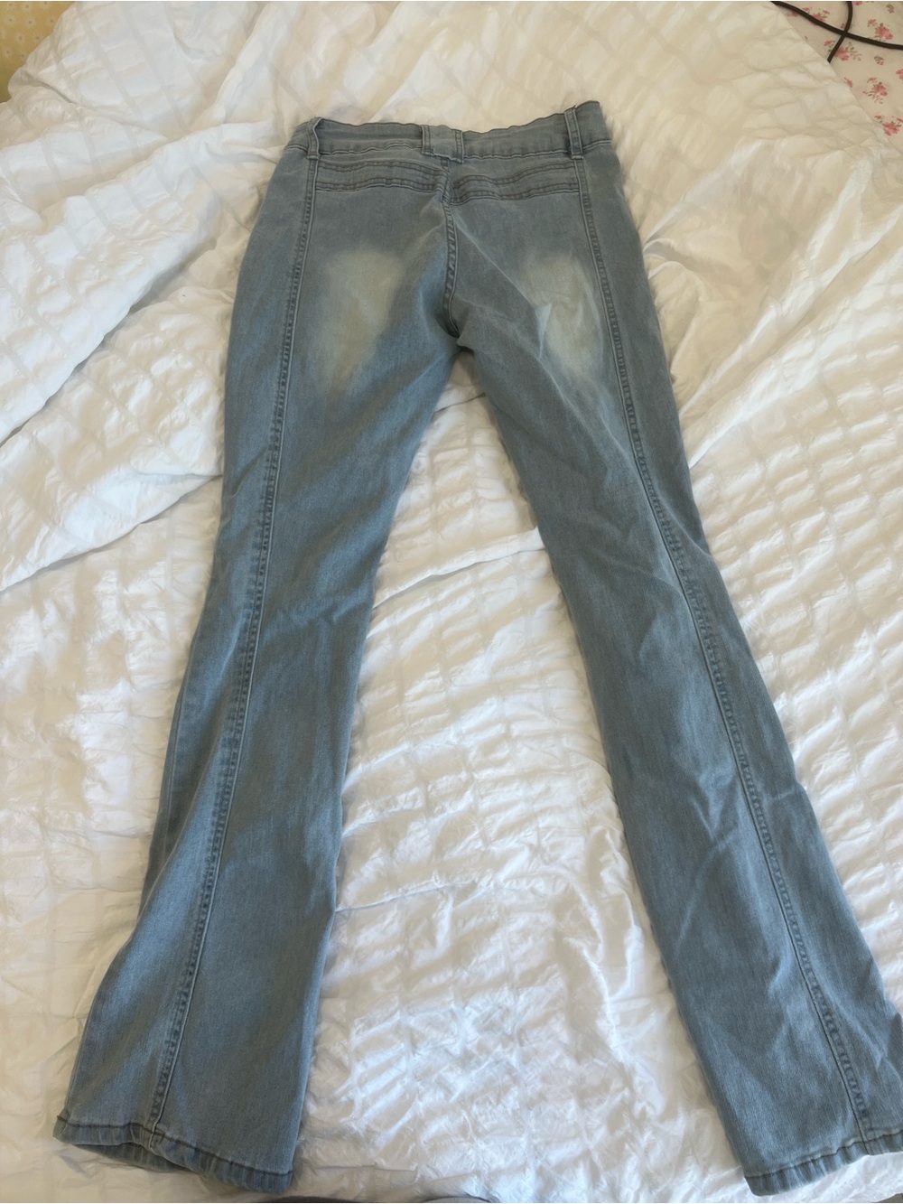 Light Blue Women's Flared Jeans